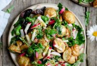 Pesto Kissed Roasted Potato Medley
