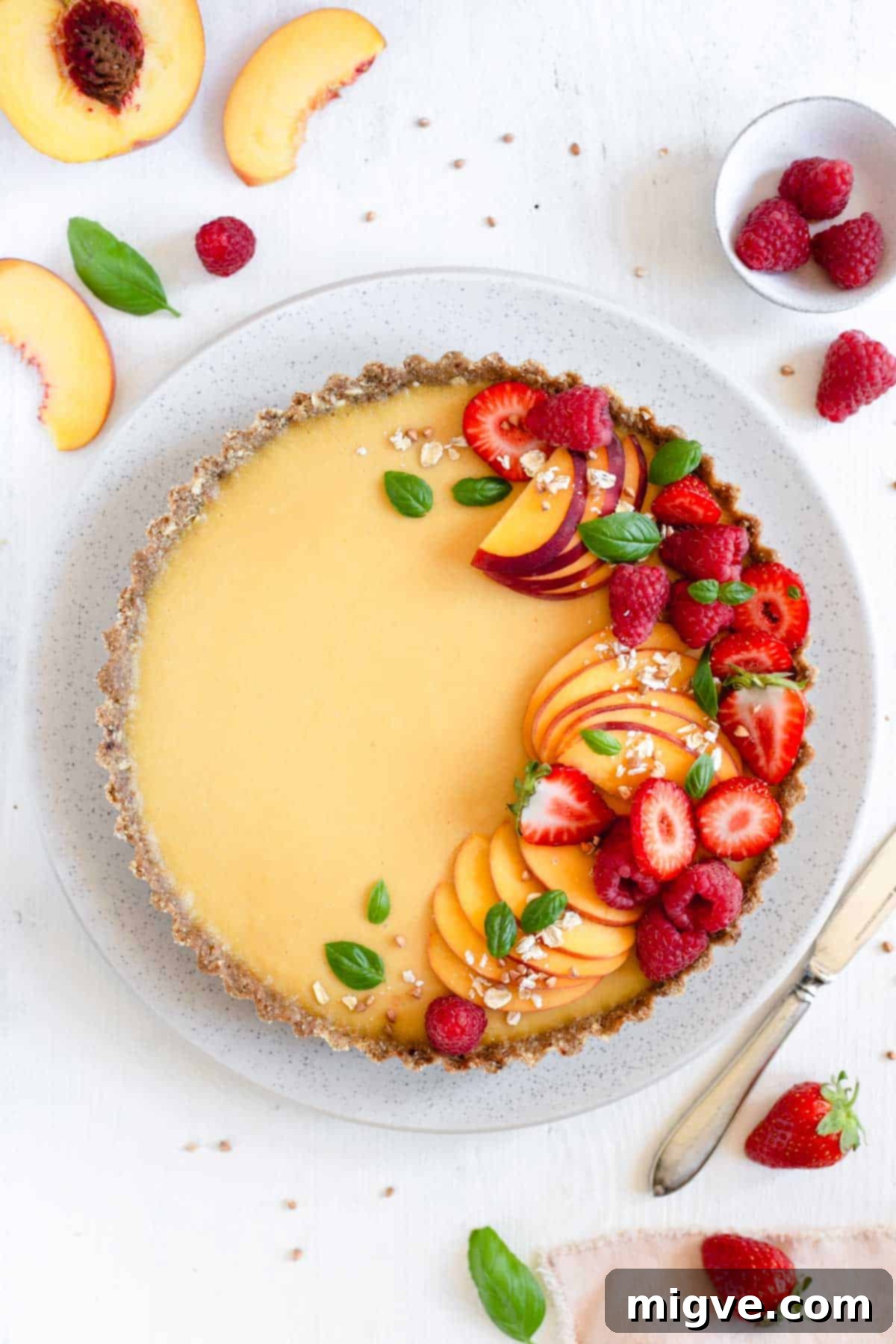 Wholesome Golden Peach Tart 1 featured 10694