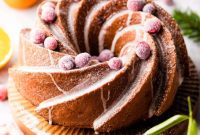 Zesty Orange Cranberry Bundt