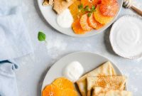 Zesty Citrus Crepes Drizzled with Honey