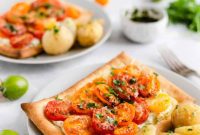 Vibrant Tomato & Savory Cheese Tartlets