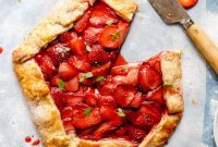 Rustic Strawberry Galette