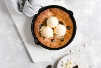 Skillet Malted Chocolate Chip Delight