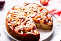 Golden Plum Almond Cake