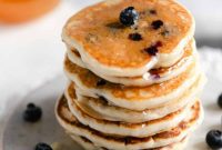 Wholesome Plant-Based Blueberry Flapjacks