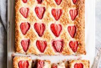 Strawberry Coconut Icebox Squares