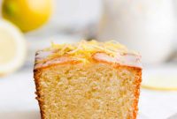Zesty Small Batch Lemon Drizzle Cake