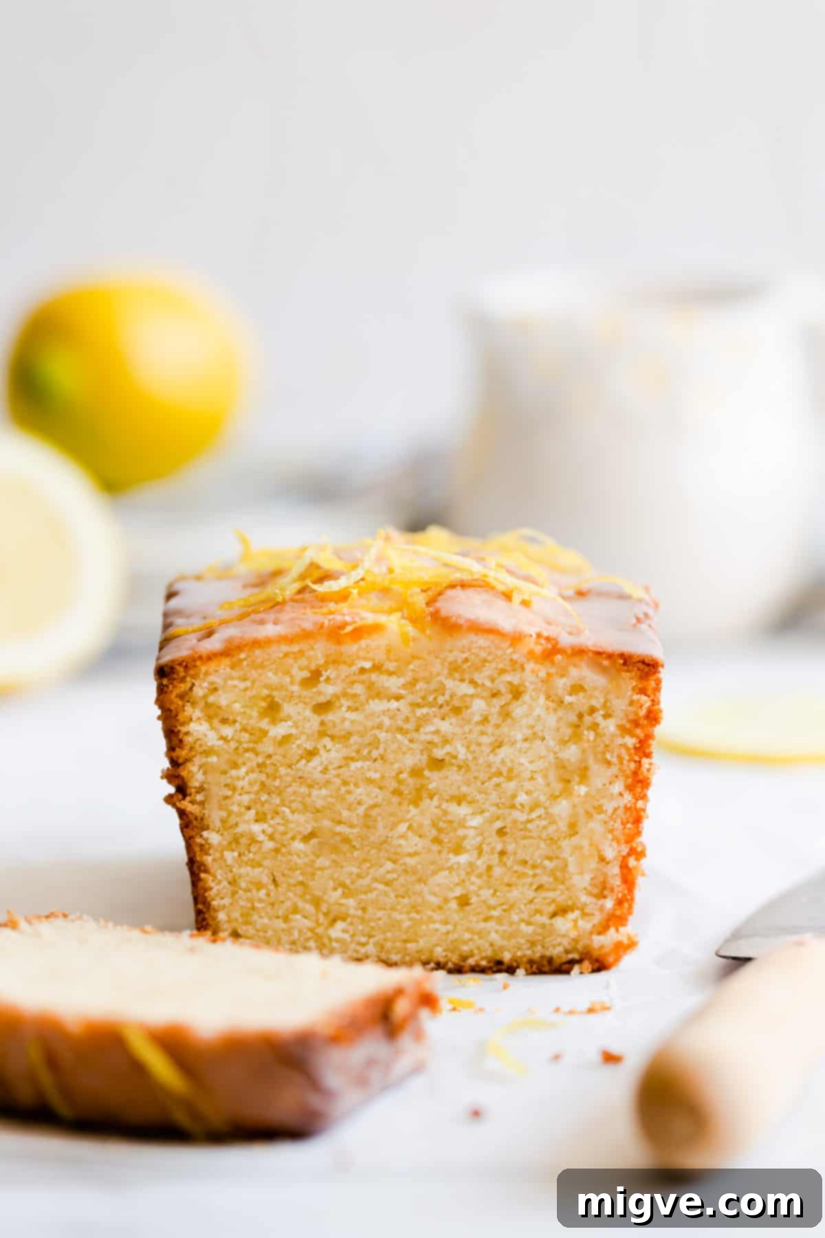 Zesty Small Batch Lemon Drizzle Cake 1 featured 13508