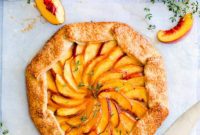Rustic Brown Sugar Peach Galette