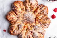 Raspberry Starburst Bread