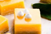 Tangy Lemon Curd Bars