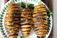 Golden Spiral Roasted Potatoes