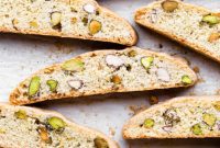 Zesty Lemon Pistachio Biscotti