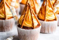 Flame-Kissed Cupcakes