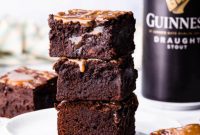 Decadent Guinness Brownies