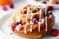 Sun-Kissed Orange & Cranberry Chelsea Buns