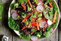 Vibrant Spinach and Beetroot Salad