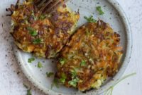 Golden Vegetable Fritters with Smoky Salsa