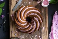 Blush Pink Vegan Lemon Bundt