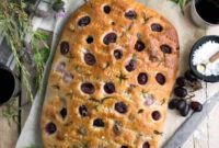 Your New Favorite Focaccia: Rosemary with Bursting Red Grapes