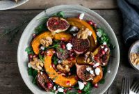 Golden Roasted Pumpkin Walnut Salad