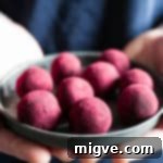 Soft and smooth chocolate and peanut butter vegan truffles, refined sugar-free and healthy.