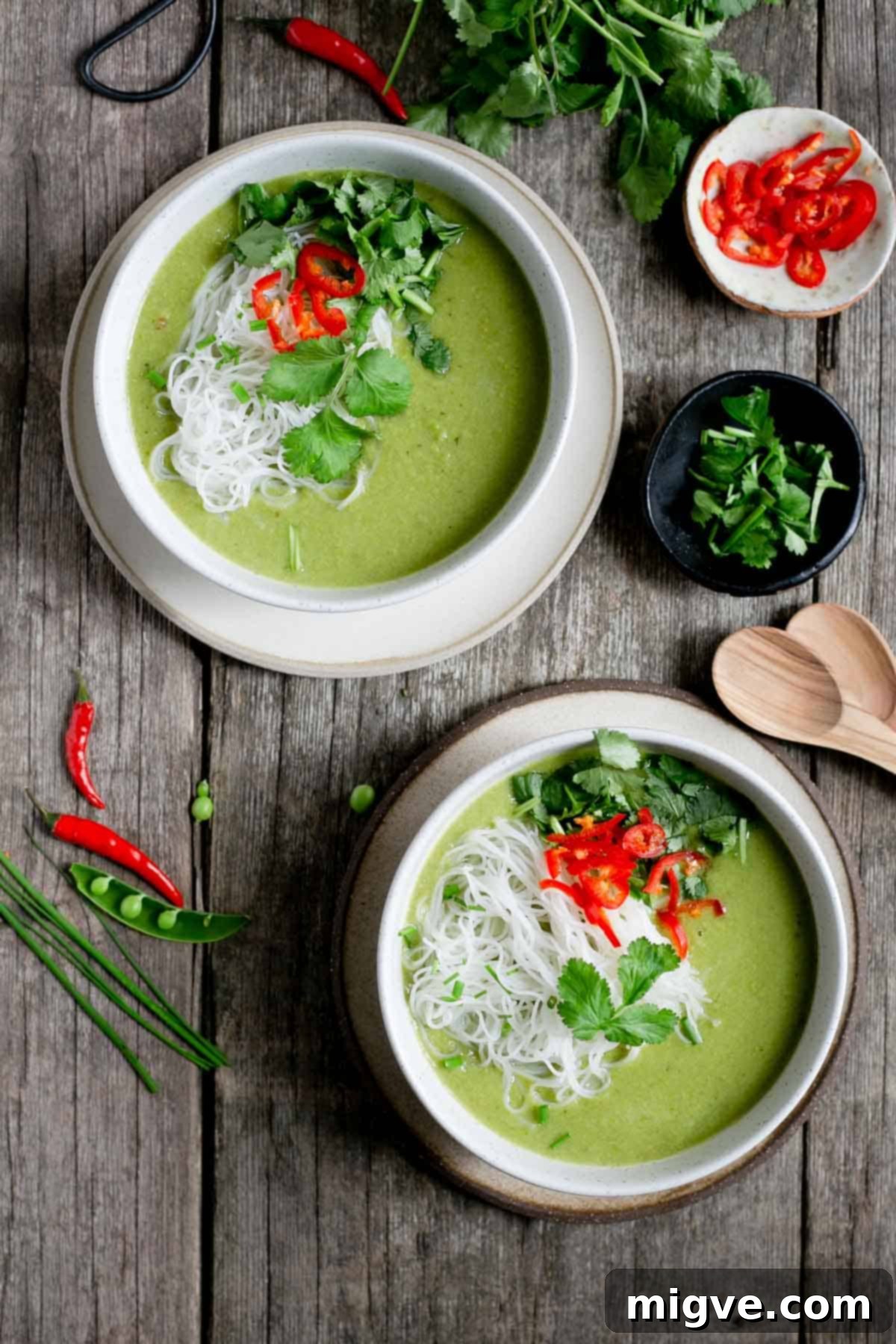 Aromatic Thai Pea Apple Velvet 2 Delicious Thai Style Pea and Apple Soup: Aromatic, Healthy, and Vegan Recipe Ready in 30 Minutes