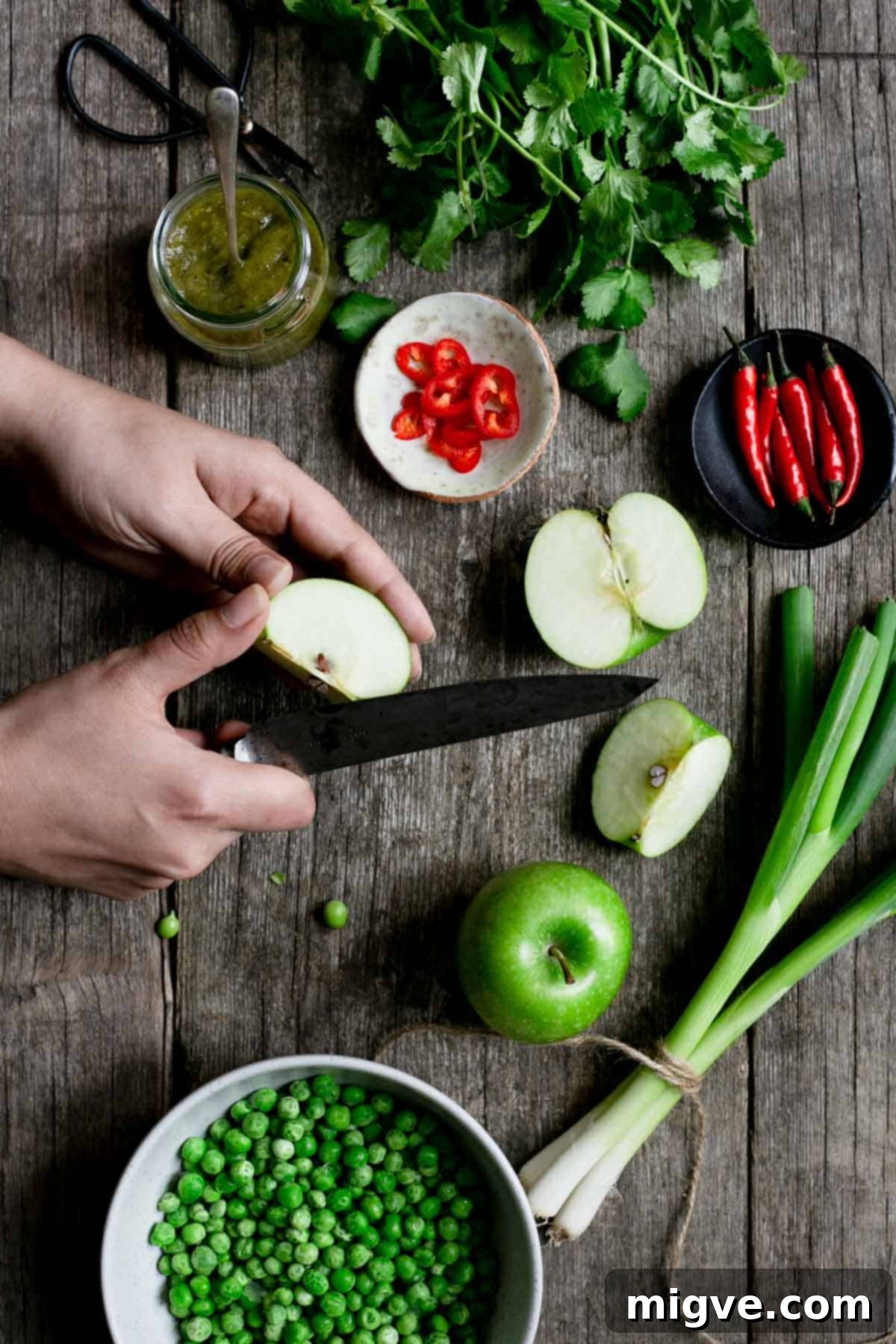 Aromatic Thai Pea Apple Velvet 4 Refreshing Vegan Thai Pea and Apple Soup with Simple Ingredients and Incredible Flavor