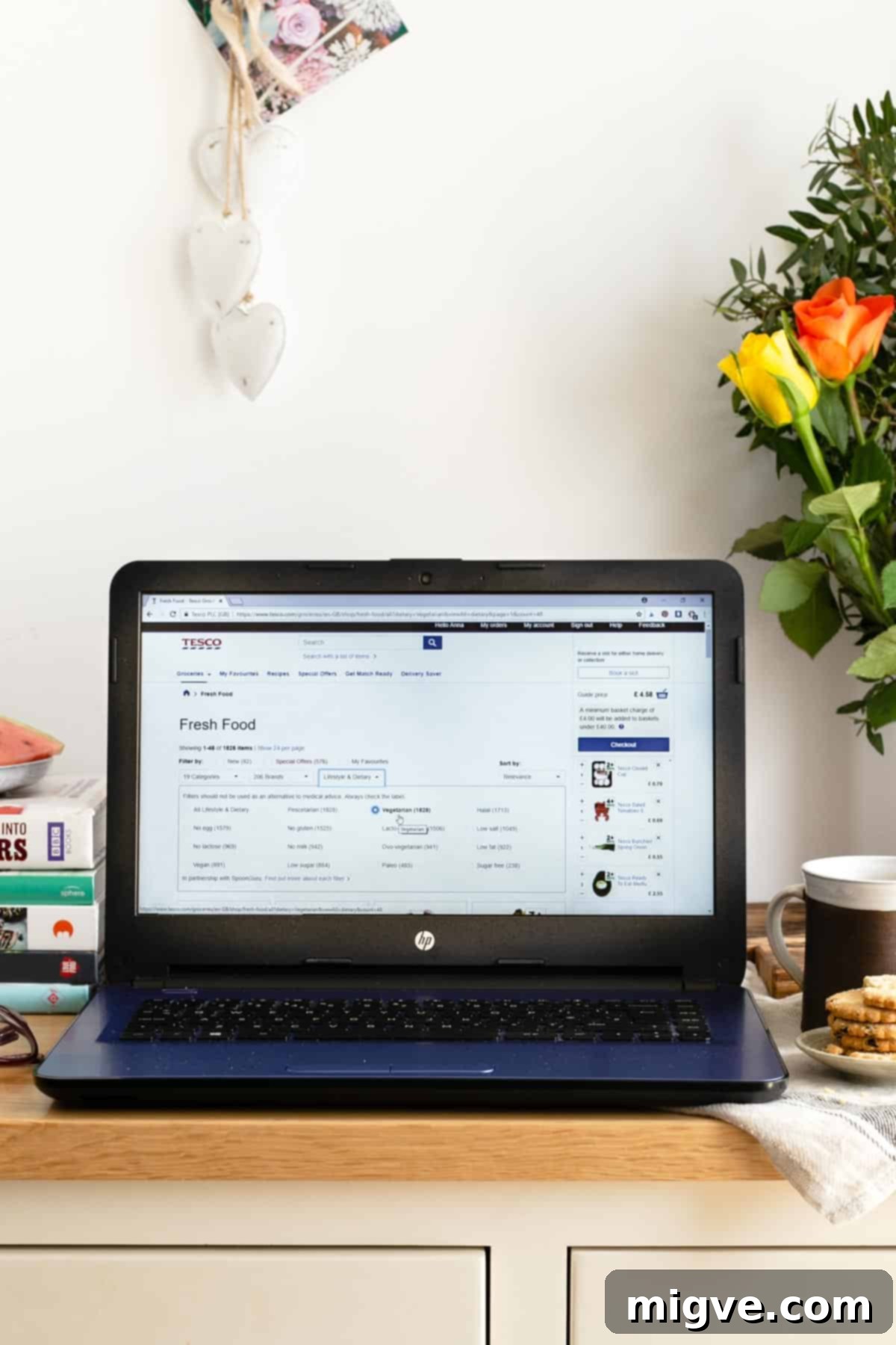 Effortless Greek Salad 8 Weekly grocery shopping made easier and faster using Tesco website and app with special dietary filters, ensuring fresh ingredients for healthy recipes like Greek salad.