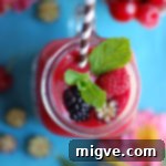 Tropical Cherry Bliss 4 Sweet Cherry and Coconut Smoothie