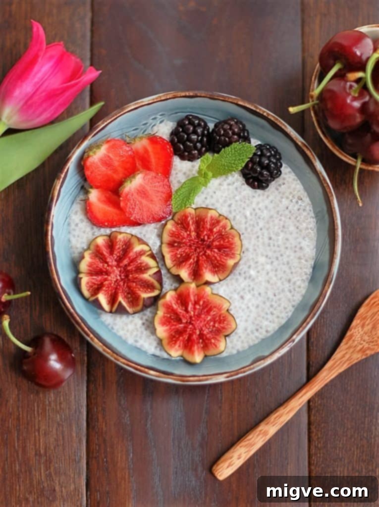 Creamy Coconut and Vanilla Chia Pudding