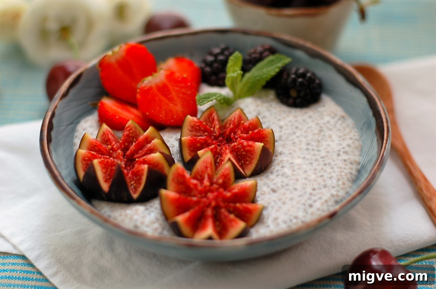 Creamy Coconut and Vanilla Chia Pudding