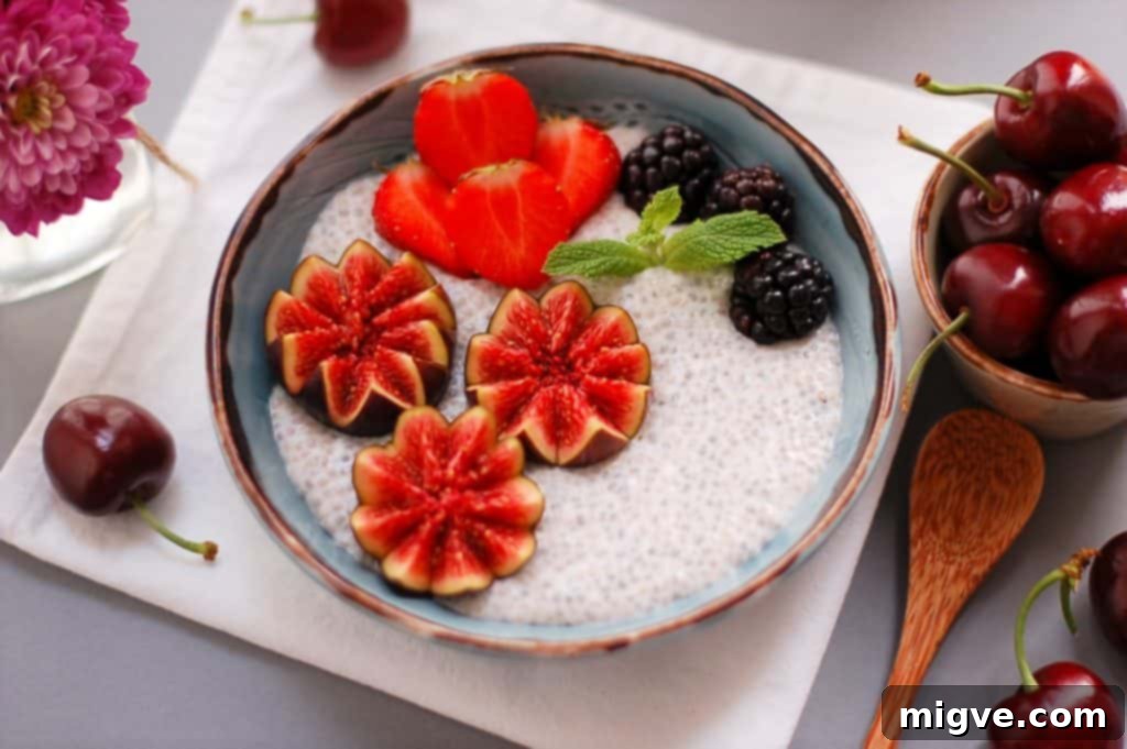 Creamy Coconut and Vanilla Chia Pudding