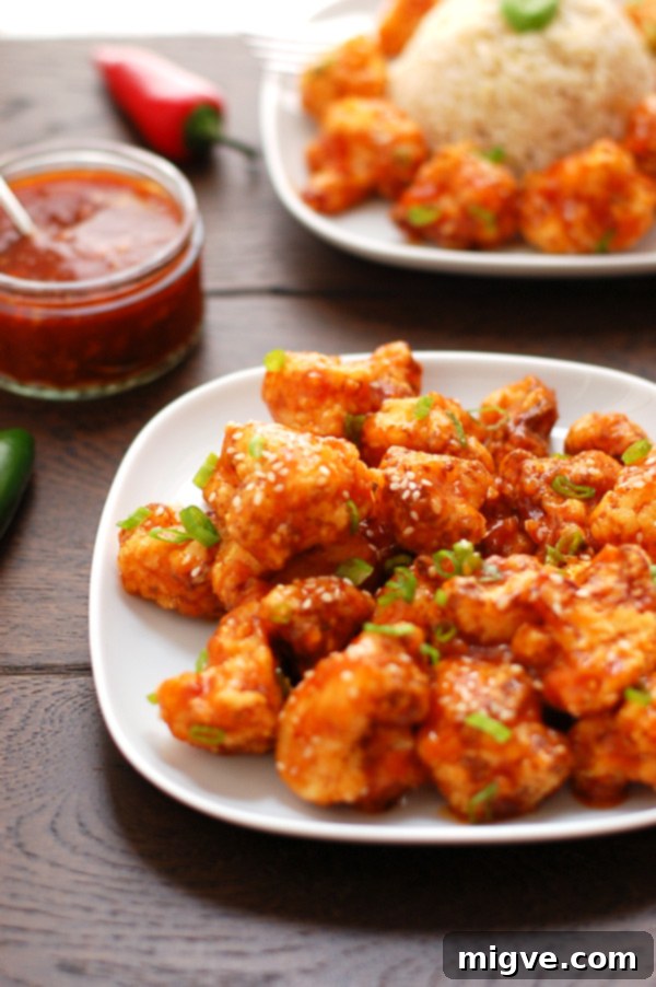 Glazed Sweet Heat Cauliflower 3 Sweet and Spicy Cauliflower