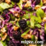 Blackberry and Caraway Slaw