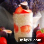 Strawberry Fig Chia Delight 2 Chia Pudding with Strawberries and Baby Figs
