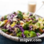 Broccoli Salad with Creamy Cashew Dressing