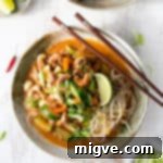 Northern Thai Khao Soi Coconut Curry Noodles 8 Thai Red Curry Noodles recipe image
