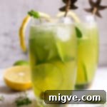 Super fragrant bergamot mojito recipe! Refreshing classic cocktail with a twist, perfect green drink for St Patrick's Day! | via @annabanana.co