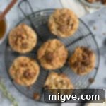 Easy recipe for delicious breakfast muffins with pecans and apple, perfect for a quick and wholesome start to your day