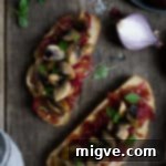 Red Onion Jam (+ mushrooms on toast) by AnnaBanana.co