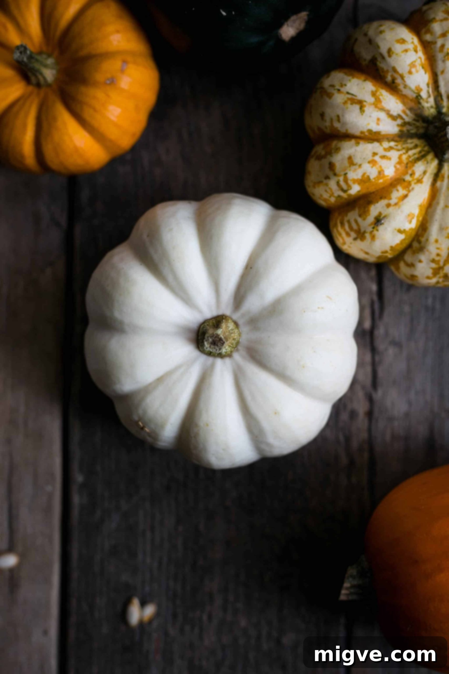Beautifully baked pumpkin scones. Homemade, easy, and a perfect autumnal treat. | via @annabanana.co