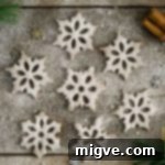 Frosted Cinnamon and Maple Snowflake Cookies 8 Cinnamon & maple snowflake cookies made with buckwheat flour. Perfect as a Christmas treat, also great as a gift for the loved ones, or a decoration for your Christmas tree! #glutenfree #vegan #cookies | via @annabanana.co