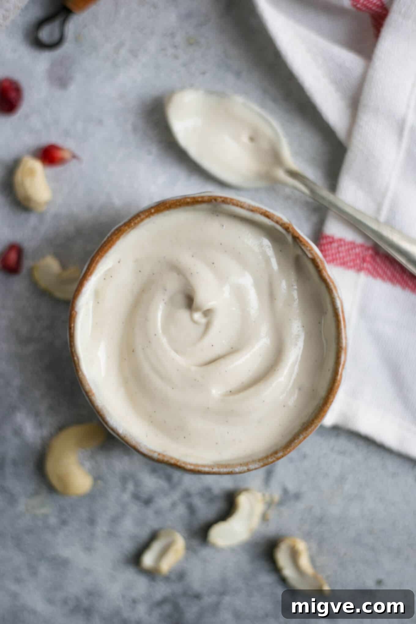 Vegan French crepes filled with creamy vanilla cashew dream for a sweet treat